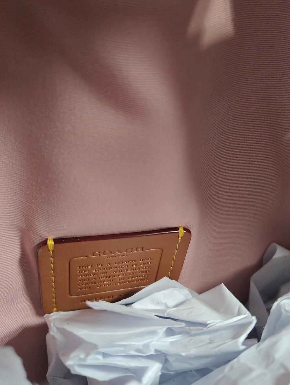Coach Evelyn Shoulder Bag With Quilting (Pink incarnation) - Picture 10 of 16